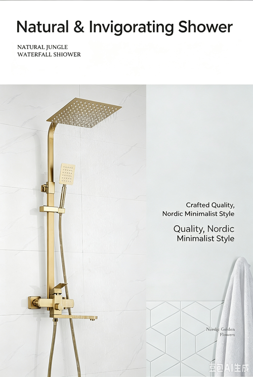 🔥Brushed Black Stainless Steel Shower Set, High Pressure Shower Faucet Complete Kit for Bathroom
