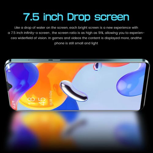 🎉🎉Authentic Official Global Version, 7.5-inch Large Screen, 5800mAh Long-Lasting Battery, 24MP Front + 58MP HD Rear Camera, Dual SIM Standby Android Smartphone