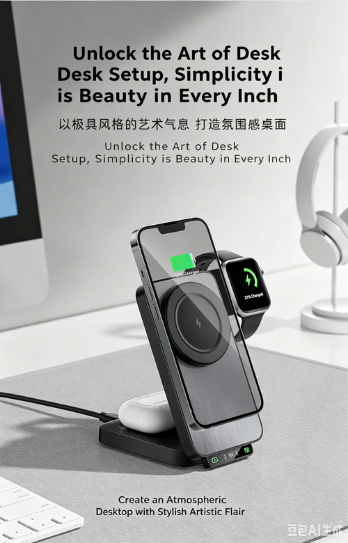 QI2.2 25W Semiconductor Cooling 3-in-1 Magnetic Wireless Charger with LED, Multi-functional for iPhones 分享