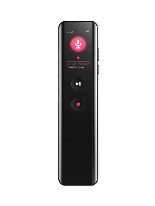 One-Touch Recording Smart Voice Recorder, Metal Body HD Noise Reduction Lossless Dictaphone