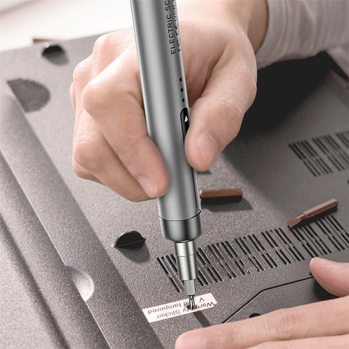 46 in 1 Mini Precision Electric Screwdriver, Rechargeable Large Torque Silent Cordless Screwdriver Set, Durable Long Battery Life Handheld Power Screwdriver Kit for Home Electronics Repair