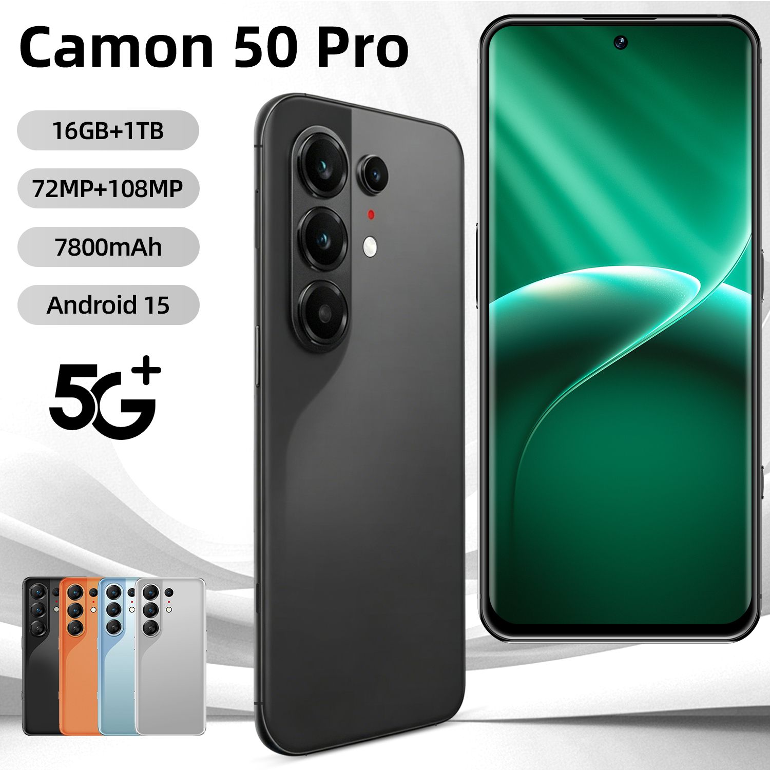 🔥Tecno Camon 50 Pro ZKH68B 4G LTE Smartphone