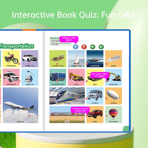 Best-Selling Early Learning English Talking Finger-Tap Book Toy for Kids