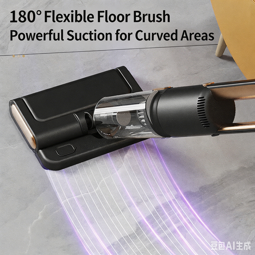 2-in-1 Handheld Vacuum Mop | High Powerful Suction, Sweep, Mop & Mite Clean All In One
