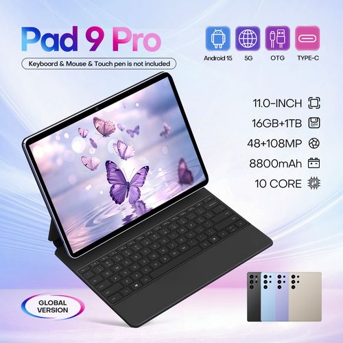 🎉🎉Pad 9 Pro PX9 10Android Tablet PC, Wi-Fi HD Screen Learning Gaming Tablet