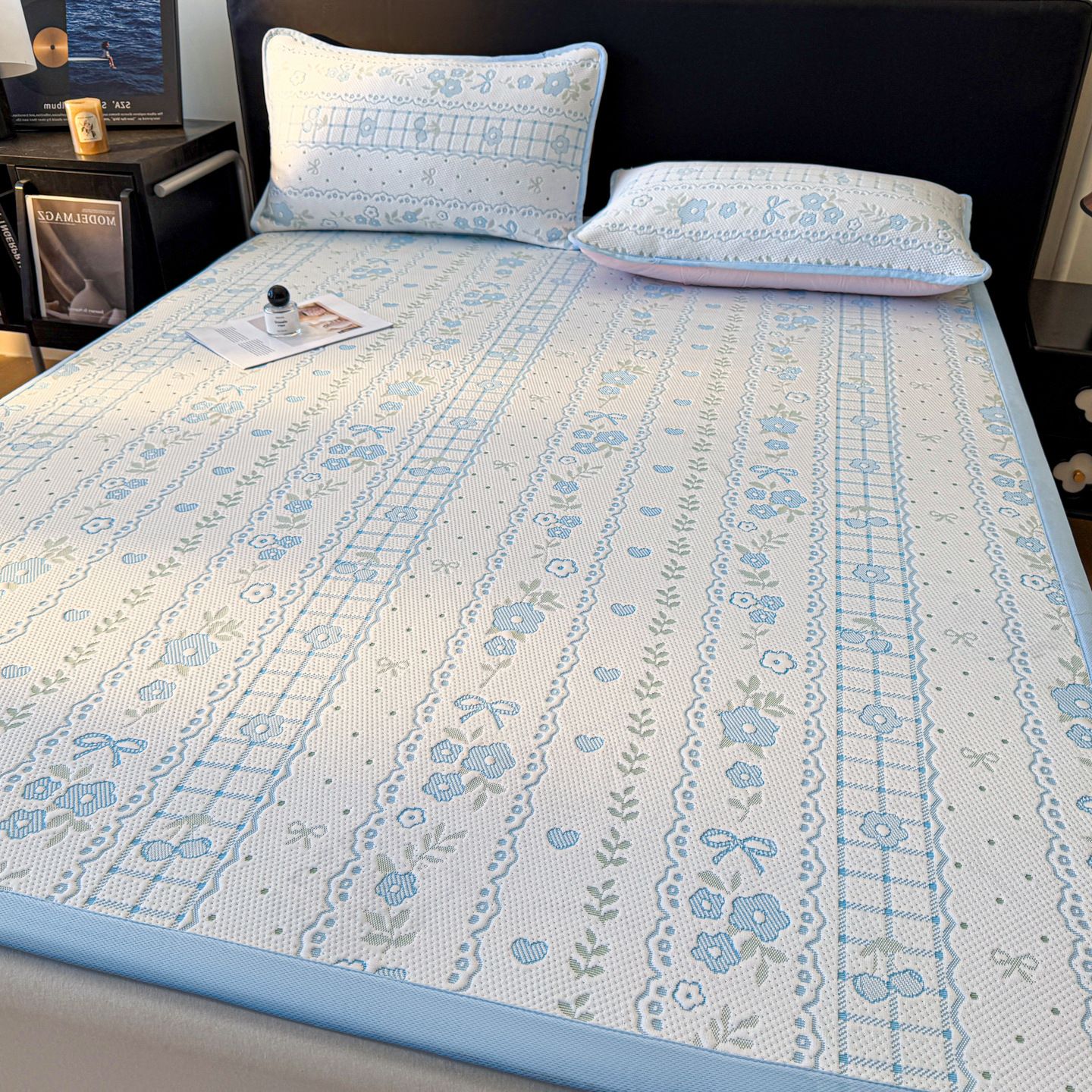 New Summer Cooling Bean Mat, Bedding Cooling 3-Piece Set（180*200cm）