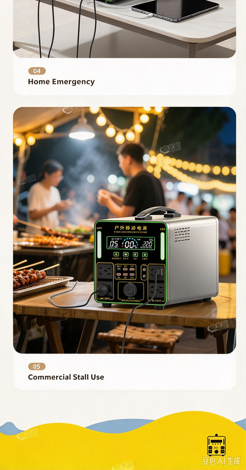 300W Portable Outdoor Power Station, 220V AC Output, Multi USB & Type-C Ports, LCD Display, LED Light, Emergency Backup Power for Camping, Road Trip, Live Streaming