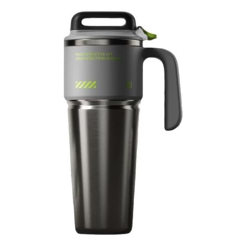Cyber Car Ice King Cup: New 1000ml Large-Capacity Unisex Sports Insulated Thermos (Keeps Drinks Hot or Cold) with One-Touch Opening and Straw