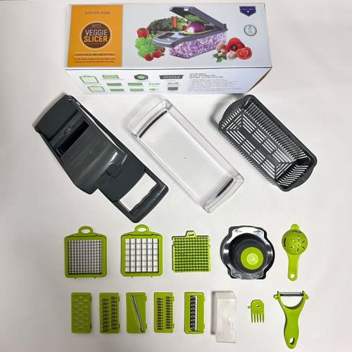 Multifunctional Vegetable Chopper, Dicer & Slicer, Potato Cutter, Grater & Shredder, Kitchen Food Slicer for Home Use