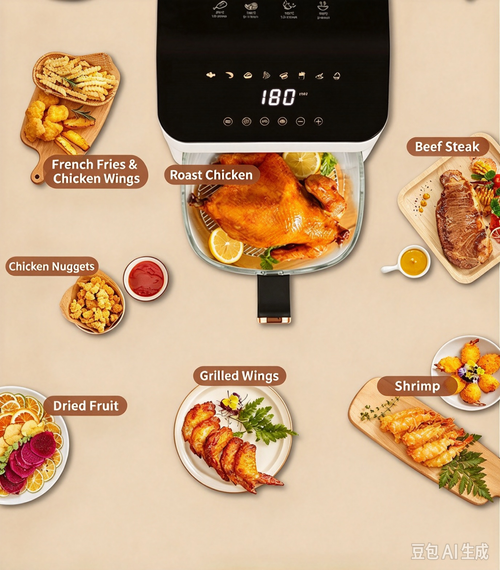 isual Air Fryer Oven, Glass Liner, Zero Coating, No Flip Required for Home Kitchen