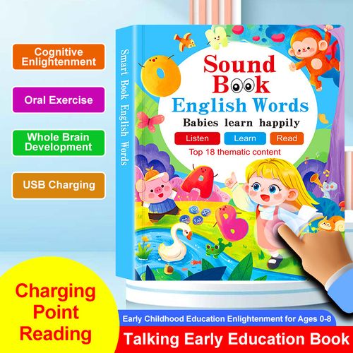 Best-Selling Early Learning English Talking Finger-Tap Book Toy for Kids