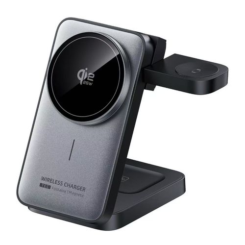 QI2.2 25W Semiconductor Cooling 3-in-1 Magnetic Wireless Charger with LED, Multi-functional for iPhones 分享