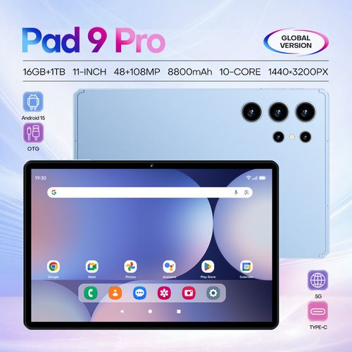 🎉🎉Pad 9 Pro PX9 10Android Tablet PC, Wi-Fi HD Screen Learning Gaming Tablet