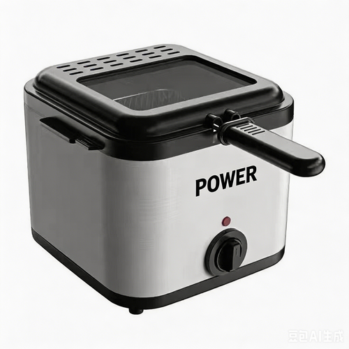 2.5L See-through Deep Fryer, Home Use Large Size Fryer for Fried Foods