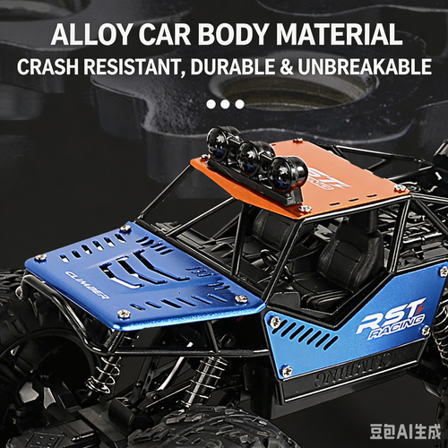 High-Speed Remote Control Off-Road Climbing Car, Rechargeable RC Toy Racing Car for Kids & Boys