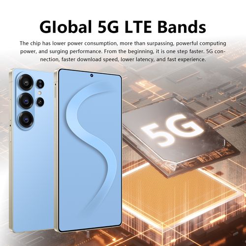 New White Label S26Ultra Budget Smartphone | 7.3 Inch Ultra Big Screen | 16GB+1TB Mass Memory | 8800mAh Super Large Battery | 12 Core High Speed Chip | 72MP+108MP Clear Camera Dual SIM Unlocked Cheap Android Mobile Phone, Not Samsung Original Device