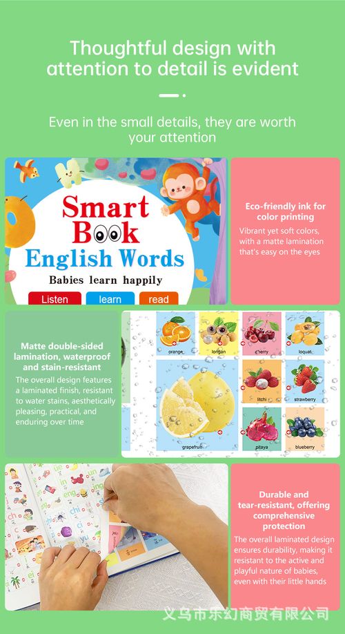 Best-Selling Early Learning English Talking Finger-Tap Book Toy for Kids
