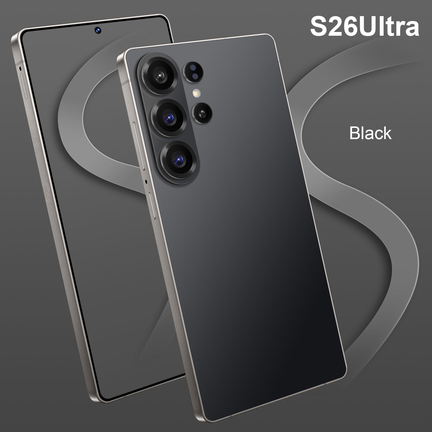 New White Label S26Ultra Budget Smartphone | 7.3 Inch Ultra Big Screen | 16GB+1TB Mass Memory | 8800mAh Super Large Battery | 12 Core High Speed Chip | 72MP+108MP Clear Camera Dual SIM Unlocked Cheap Android Mobile Phone, Not Samsung Original Device