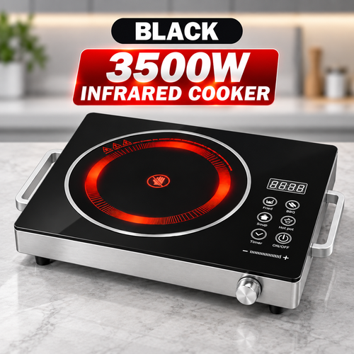 🔥 3500W Electric Infrared Cooker | Fast Heating | All Cookware Compatible | Multifunctional Ceramic Stove