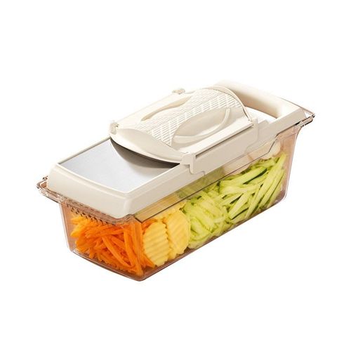 Multifunctional Vegetable Chopper with Container – Easy & Safe Food Prep