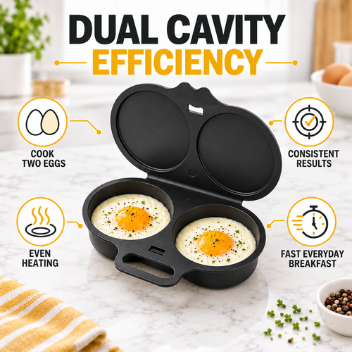 Portable Premium PP Microwave Egg Poacher Rapid Egg Cooker OEM Boiler with Cuiseur Doeuf and Egg Boiling Mold for Kitchen Use