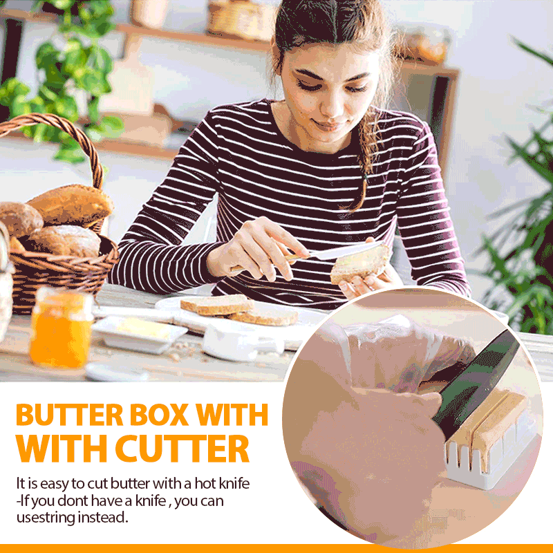 Butter Box with with Cutter