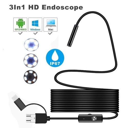 🔥 3 IN 1 USB Endoscope ( Universal across all platforms )