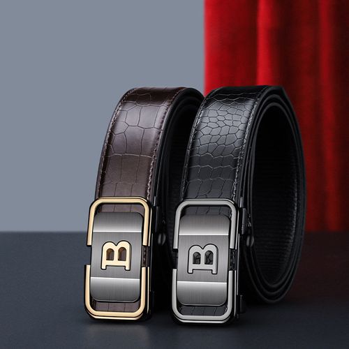 🔥Hot Sale🔥Men's Crocodile-Patterned Automatic Buckle Belt
