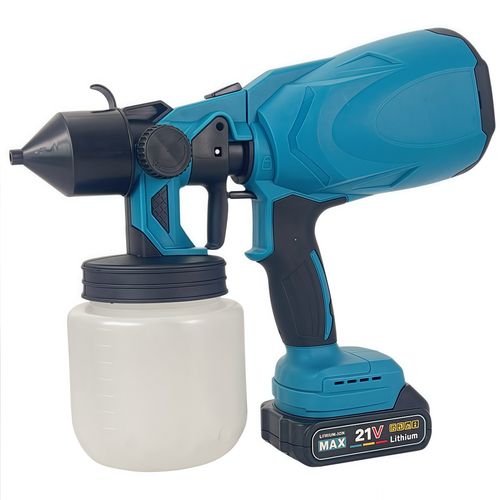 TiLECC Cordless High Pressure Paint Sprayer Rechargeable Comes with 2 Batteries
