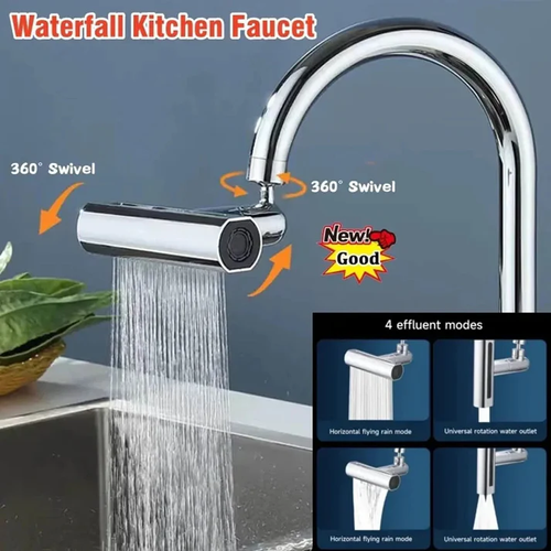 🔥2025 New 360 Waterfall Kitchen Faucet