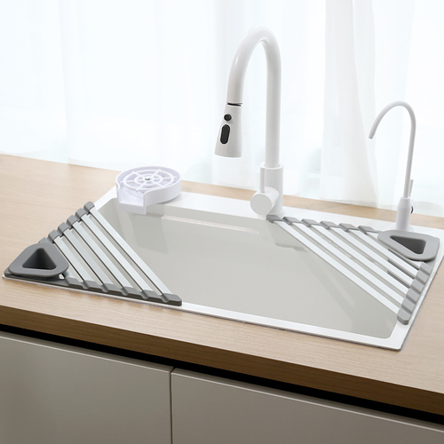 Multi-Functional Kitchen Sink Corner Drying Mat