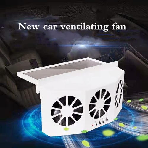 Car Solar Powered Window Exhaust Fan