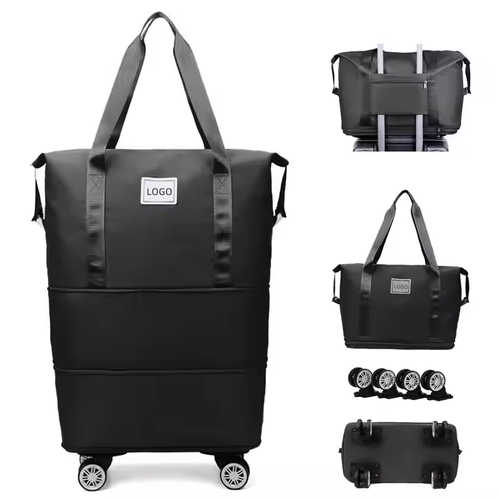 ⌛Large Capacity Universal Wheel Waterproof Dry Wet Separation Travel Bag