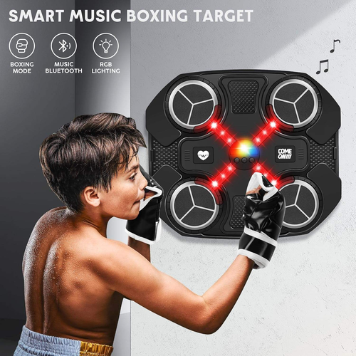 Intelligent Music Boxing Trainer Electronic Boxing Practice Wall Target Boxing Machine Home Wall Hanging Sanda Sandbag for Kids