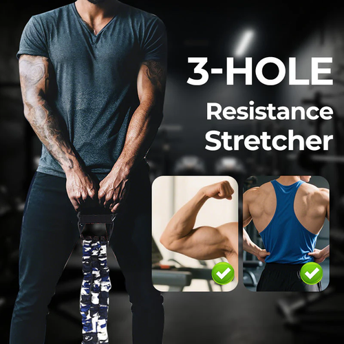 Natural Latex 3-Hole Resistance Stretcher