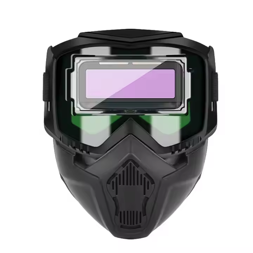 New Design Auto Dimming Lens Welding Helmet Darkening Safety Mask with Glass Face Shield for Welder