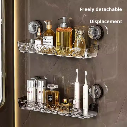 Bathroom Rack Household Punching-free Bathroom Wall-hung Bathroom Storage Rack