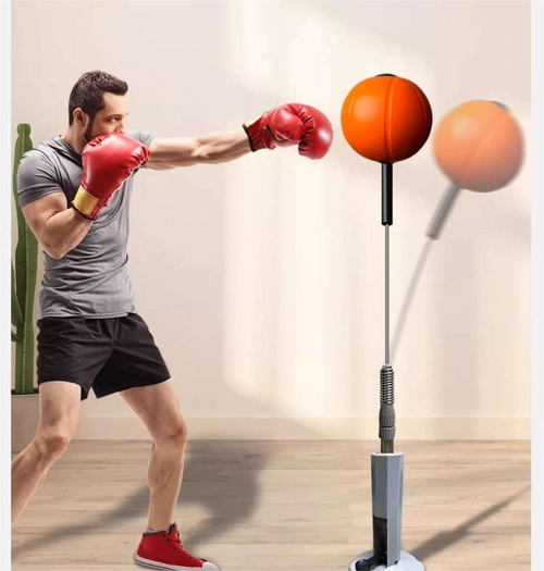 Vertical Indoor Speed Reaction Boxing Ball with Sandbag Target Fitness Equipment