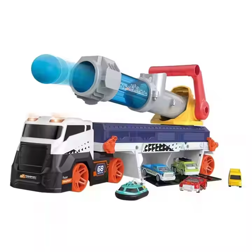 Catapult Car Toys Ejection Transporter Truck Toys With Soft Bullets for Children