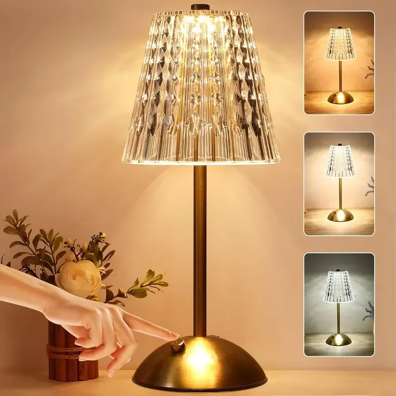 Light Luxury Crystal Ambient Lamp