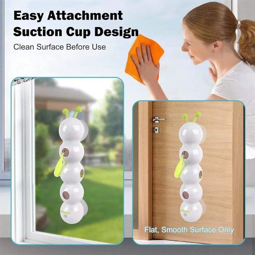 New Style Worm-Shaped Smart Moving Interactive Cat Toy - With Suction Cup & Movable Fluffy Cat Tail