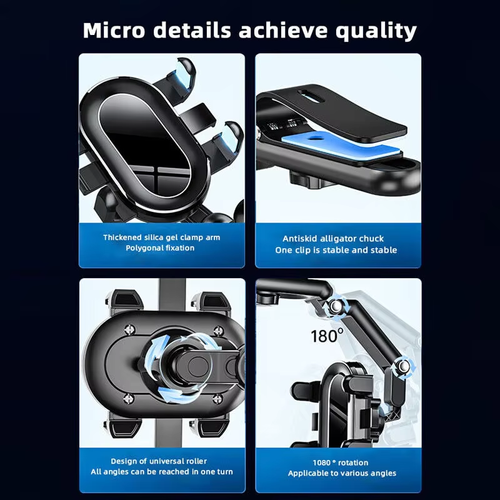 No more shaky phone! This car phone mount is easy to install, holds tight. Perfect for GPS & calls—safe driving starts here