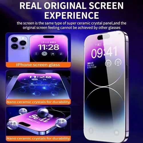 Tempered Glass Screen Protector with Dust-Free Chamber Application Tool for iPhone 15 & 16 (Includes 1 Film) - Apple 5-Second Perfect Alignment Phone Film