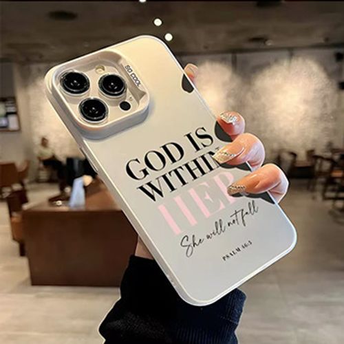 Colorful Silver Case with Alphabet - Euro-American High-End Trendy, Precise Fit for iPhone 16 Series, Stylish Daily Use