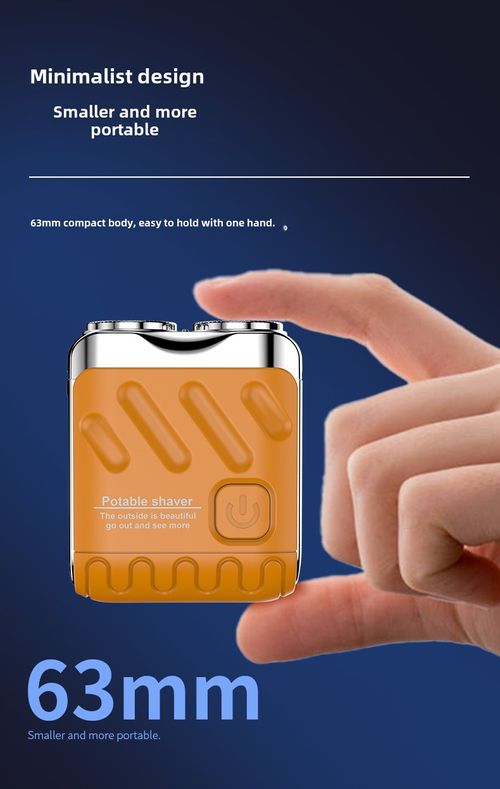 🎁Portable Rotary Dual Ring Electric Shaver