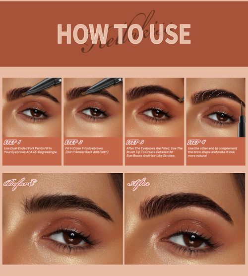 Define your brows in seconds! Our black eyebrow pencil glides smoothly, stays all day waterproof natural. Elevate your look, grab yours now!