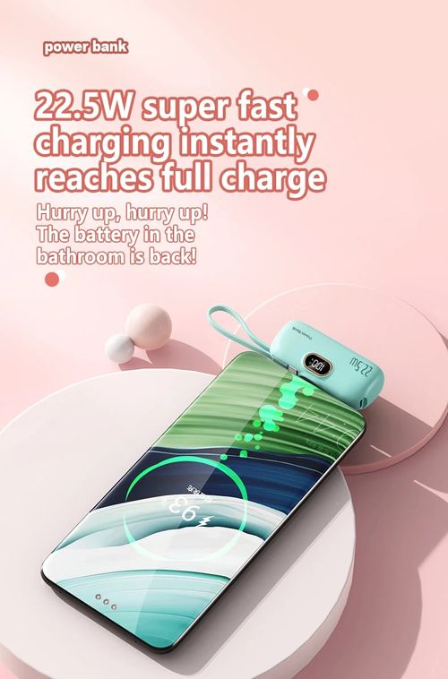 Mini Portable Charger Power Bank for phone, Your Everyday Energy Sidekick