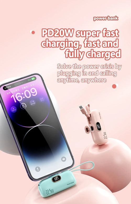 Mini Portable Charger Power Bank for phone, Your Everyday Energy Sidekick