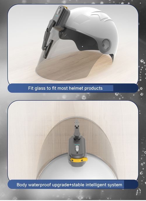 New-Style Universal Rechargeable Electric Windshield Wipers for Motorcycles & Motorcycle Helmets, 800mA