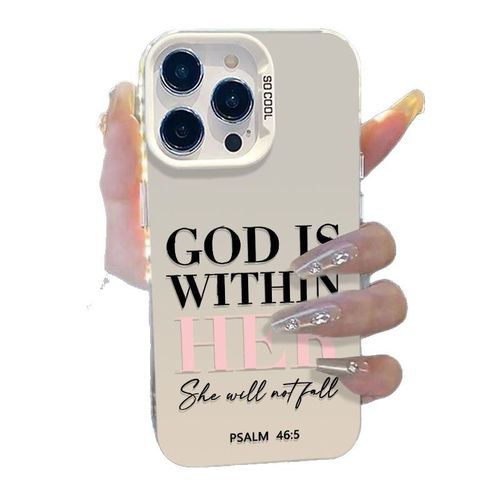 Colorful Silver Case with Alphabet - Euro-American High-End Trendy, Precise Fit for iPhone 16 Series, Stylish Daily Use